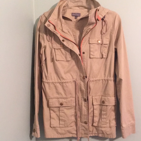 Market & Spruce Jackets & Blazers - Hooded Anorak Cargo Jacket